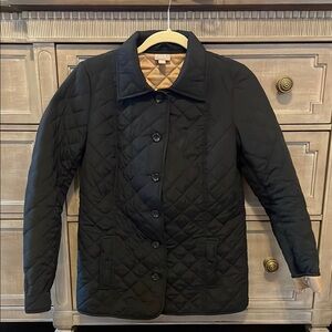 J.Jill Women's Black Quilted‎ Jacket size XS